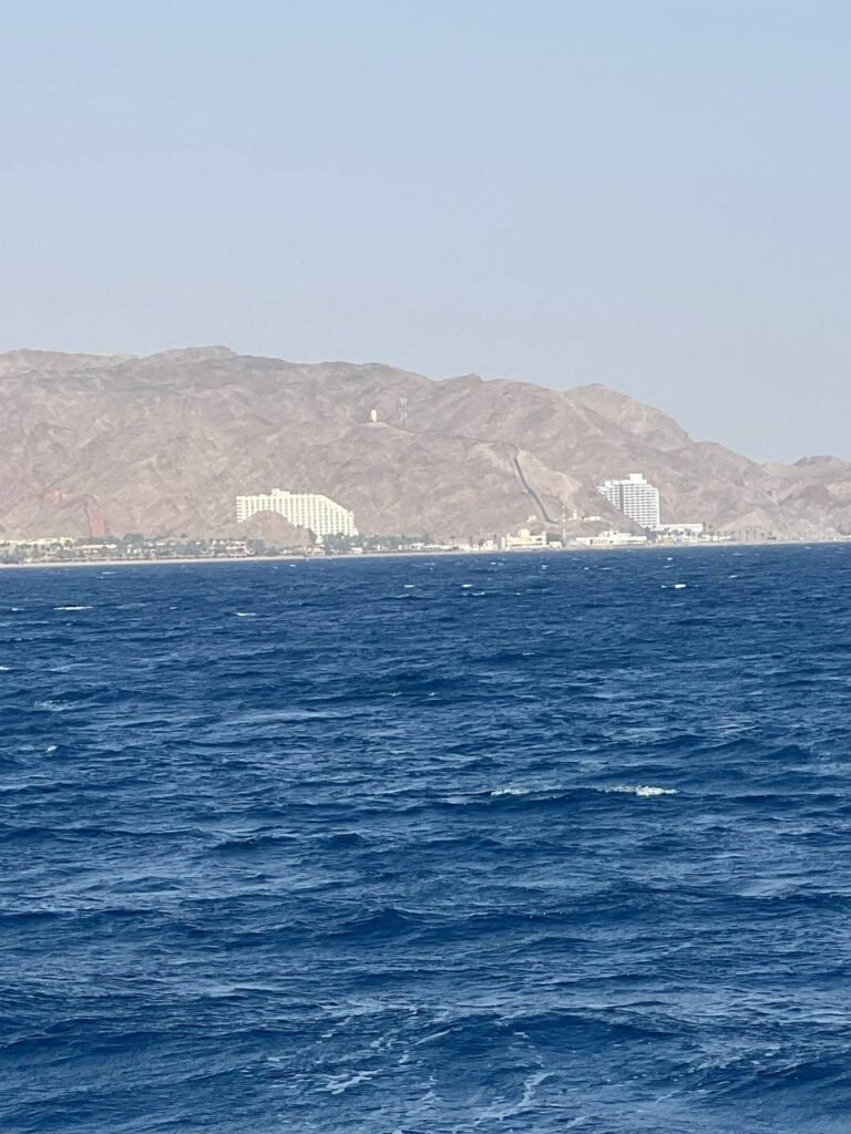 On board the yacht to Pharaoh’s Island