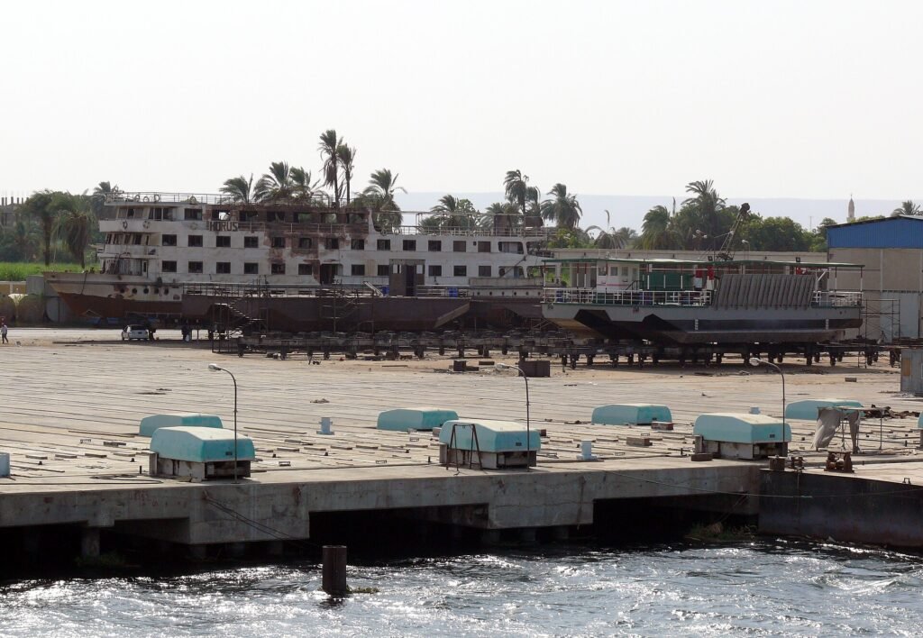 Nile cruise ship Esna